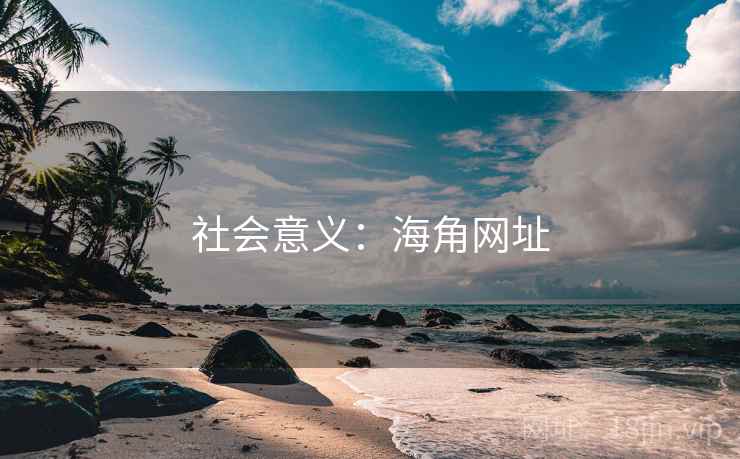 社会意义：海角网址  第2张