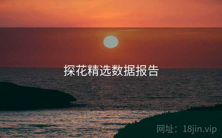 探花精选数据报告
