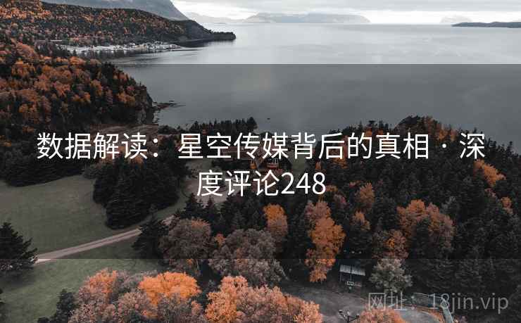 数据解读：星空传媒背后的真相 · 深度评论248